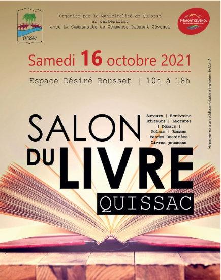 Salon livre 2021 à Quissac