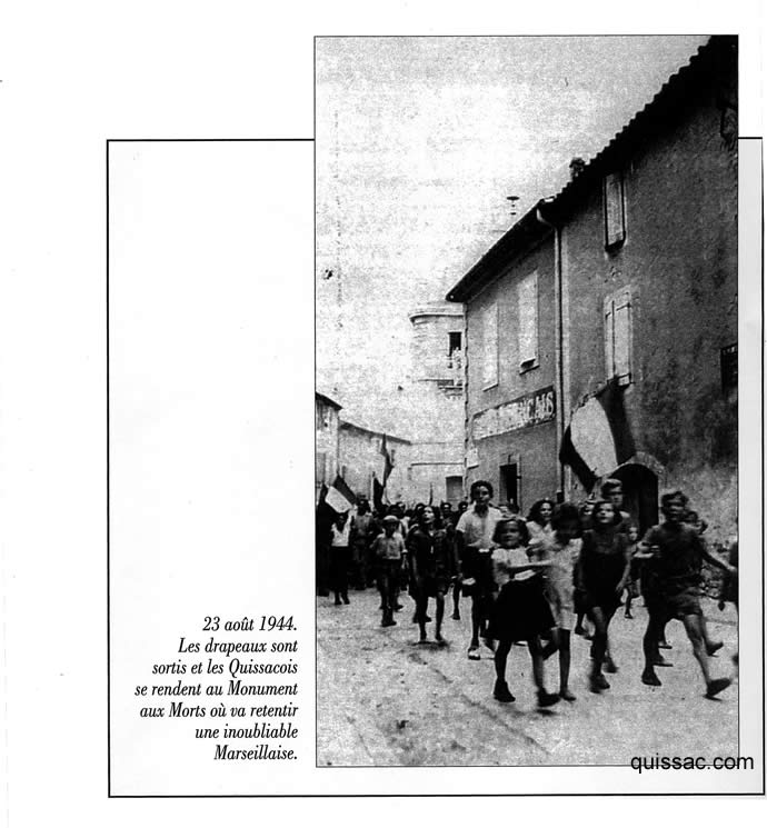 Jjeunes quissacois le 23 août 1944.