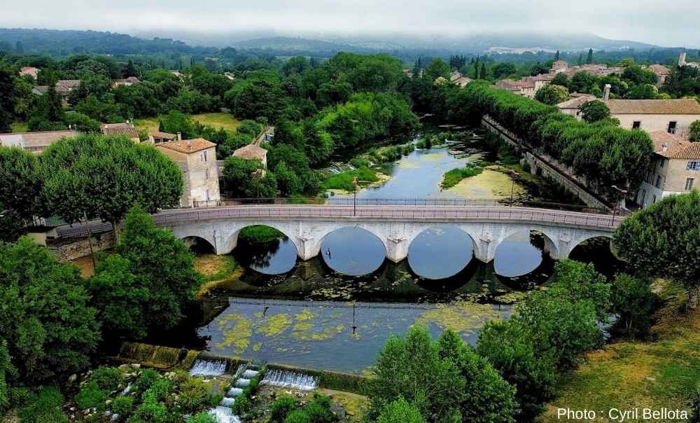 Le pont de Quissac sur le Vidourle