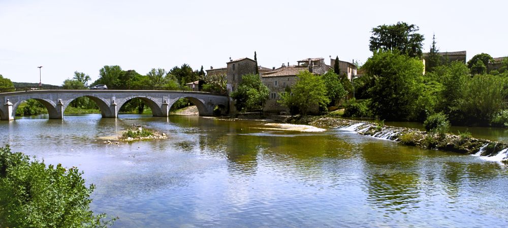 Le Vidourle, fleuve à Quissac